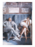 French Railways Install Radio on Their Paris-Le Havre Run reproduction procédé giclée par Armand Vallee