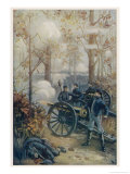 The Battle of Shiloh, Between Union Forces Under Grant and Confederate Forces Under Johnston Giclee Print by Paul Wilhelmi