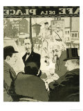 Einstein Left Germany in 1933 Lámina giclée por Eduard Thony Einstein Left Germany in 1933 Lámina giclée por Eduard Thony