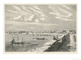 Port Scene of Tripoli Libya East Africa Which was Formerly a Phoenician Colony Giclee Print by Teterintoton 