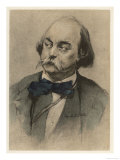 Gustave Flaubert French Writer reproduction procédé giclée
