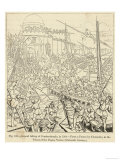 The Crusaders Re-Take the City of Constantinople Giclee Print