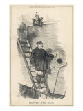 Otto Bismarck German Chancellor Dismissed by Kaiser Wilhelm II: Dropping the Pilot Stampa giclée di John Tenniel Otto Bismarck German Chancellor Dismissed by Kaiser Wilhelm II: Dropping the Pilot Stampa giclée di John Tenniel