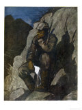 In a Quiet Moment a German Soldier Thinks of Home Giclee Print by Erich Wilke