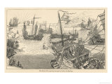 The Fleet of Kublai Khan in the Indian Archipelago as Described by Marco Polo Giclee Print by Henry Yule