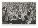 Michael Faraday English Chemist and Physicist Lectures to an Audience of Children Lámina giclée Michael Faraday English Chemist and Physicist Lectures to an Audience of Children Lámina giclée