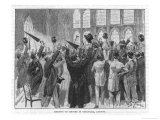 Meeting of Enthusiastic Jingoes in Guildhall London Giclee Print by W.b. Wollen