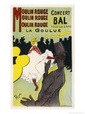 La Goulue at the Moulin Rouge Giclee Print by Henri de Toulouse-Lautrec