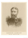Randolph Caldecott Illustrator and Humorous Artist Giclee Print by H. Uhlrich