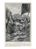 The Funeral of a Viking Chief reproduction procédé giclée par Lancelot Speed