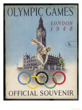An Official Souvenir Programme for the London Olympic Games Giclée-Druck