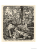 The Capture of Mainz and the Destruction of Peter Schoeffer's Printing Press Impressão giclée por Hermann Vogel