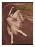 Ballet Dancer Posing Elegantly Giclee Print