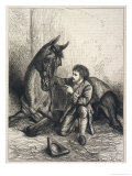James Sullivan the Irish Horse Whisperer'of Dunhallow County Cork Giclee Print by Harrison Weir