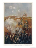 The Storming of the Trenches at Franklin-Nashville Giclee Print by Paul Wilhelmi