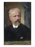 Pyotr Ilich Tchaikovsky, Russian Composer Lámina giclée Pyotr Ilich Tchaikovsky, Russian Composer Lámina giclée