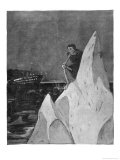 Death Sits on the Iceberg Grinning Waiting for the Titanic to Crash into It Giclee Print by Erich Wilke