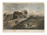 Burial Party at Work Near la Belle Alliance Seven Days after the Battle Giclee Print by E. Walsh