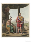 Romanised Briton with His Sword and a Weapon-Maker Giclee Print by Charles Hamilton Smith