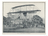 Hiram Maxim's First Flying Machine, a Monster Which Became Less Ungainly in Subsequent Models Giclee Print