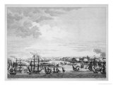 On His Way to Egypt Napoleon Stops at the Island of Malta and Takes It Giclée-Druck von Vinkeles & Vrydag 