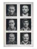 Photographs of Murderers Whose Criminal Nature Lombroso Believed is Revealed in Their Physiognomy Lámina giclée Photographs of Murderers Whose Criminal Nature Lombroso Believed is Revealed in Their Physiognomy Lámina giclée