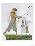 Gardening reproduction procédé giclée par René Vincent