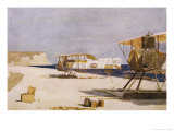 Allied Seaplanes at Kephalo Used for Observation of Positions Bombarded by Warships Lámina giclée por Norman Wilkinson Allied Seaplanes at Kephalo Used for Observation of Positions Bombarded by Warships Lámina giclée por Norman Wilkinson