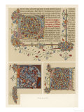 Initial Letters from an English Bible Giclee Print