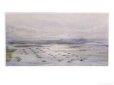 The British Grand Fleet Assembles at Scapa Flow Giclee Print by William Lionel Wyllie