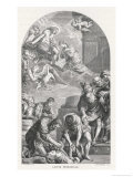 Saint Petronilla Roman Martyr Sometimes Supposed to be the Daughter of St. Peter Giclée-Druck von E. Vermorcken
