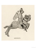 The Merchant on a Rearing Horse Giclee Print