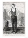 Portrait of Steve Brodie Who Performed the Feat of Jumping off the Brooklyn Bridge Giclee Print