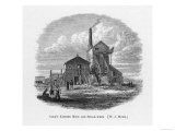 Richard Trevithick Senior's Steam-Whim at Cook's Kitchen Mine Cornwall Giclée-Druck