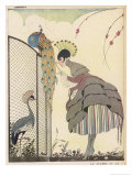 Satire on the Fashion for Voluminous Short Skirts and Use of Antique Styles Reproduction procédé giclée par Gerda Wegener