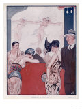 Scene in a Parisian Night Club Giclee Print Scene in a Parisian Night Club Giclee Print