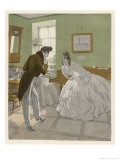Gentleman of the Romantic Era Invites a Lady to Dance Giclée-Druck von Ferdinand Von Reznicek