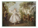 Marianne de Camargo Belgian Ballerina is Not Only a Remarkably Talented Dancer reproduction procédé giclée