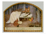 Snow White in Her Glass Coffin is Mourned by the Dwarfs reproduction procédé giclée par Marianne Stokes