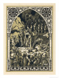 Child Offered to Satan Giclee Print by Bernard Zuber