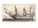 Dutch East Indiaman Giclee Print by Reinier Zeeman