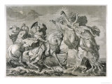 Macbeth, Act I Scene III: Macbeth and Banquo on Horseback Encounter the Three Witches Giclee Print