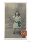 Girl Plays with a Diabolo: The Diabolo on the String Giclee Print