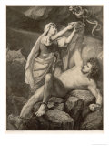 To Punish Loki the Aesir reproduction procédé giclée par M.e. Winge