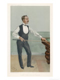 H.W. Stevenson a Leading British Player of His Day Who Won His First Billiards Championship in 1901 Giclee Print by Spy (Leslie M. Ward) 