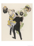 At a German Carnival Ball Two Couples Double Their Fun When They Join Forces to Form a Foursome Giclee Print by Ferdinand Von Reznicek