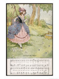 Bo-Peep is Advised Not to Worry About Her Lost Sheep Giclee Print by Dorothy Wheeler