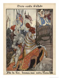 Troise Cents Soldats Reproduction procédé giclée par Gerda Wegener