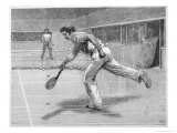 Lyttleton and C Saunders Play Real Tennis at New Prince's Club in Knightsbridge Lond Giclee Print by C.j. Staniland