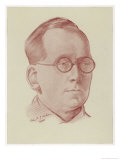 Wilfred Gibson English Writer and Poet Giclee Print by H.d.g. Wilson